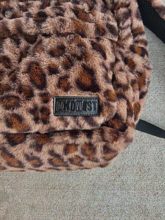 Brown : Leopard Bag