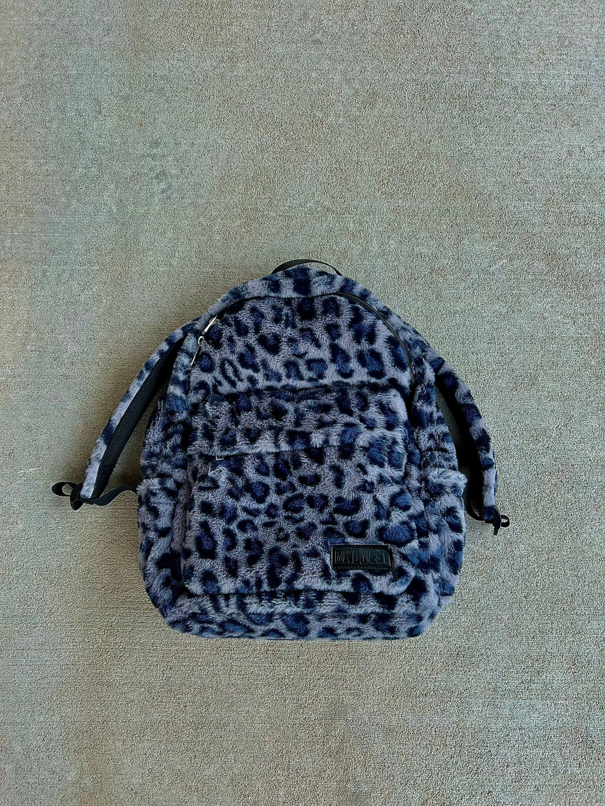 Blue : leopard bag